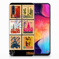 Samsung Galaxy A50 | Silliconen Back Cover | Postzegels