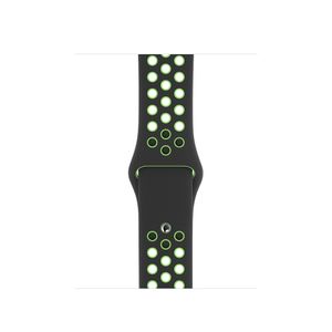 Apple origineel Nike Sport Band Apple Watch 38mm / 40mm / 41mm Black / Lime Blast - MXQW2ZM/A