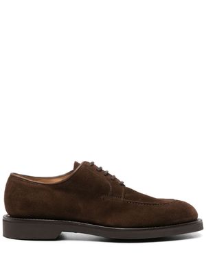 John Lobb derbies Rydal en daim - Marron