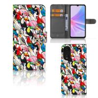 OPPO A78 5G | A58 5G | Telefoonhoesje | Met pasjeshouder | Birds