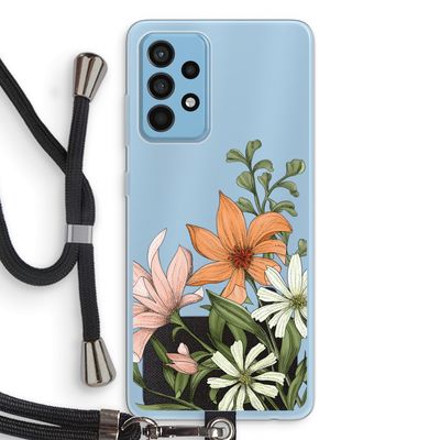 Floral bouquet: Samsung Galaxy A52 Transparant Hoesje met koord