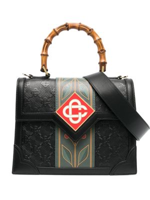 Casablanca sac cabas Jeanne à patch logo - Noir