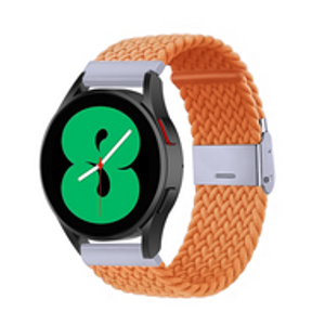 Braided nylon bandje - Oranje - Samsung Galaxy Watch Active 2