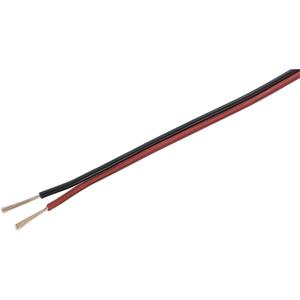 TRU COMPONENTS 1565746 Luidsprekerkabel 2 x 0.80 mm² Rood, Zwart 100 m