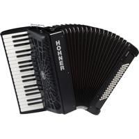 Hohner Bravo III 80 Zwart, Silent Key accordeon - thumbnail