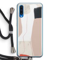 Lava: Samsung Galaxy A50 Transparant Hoesje met koord