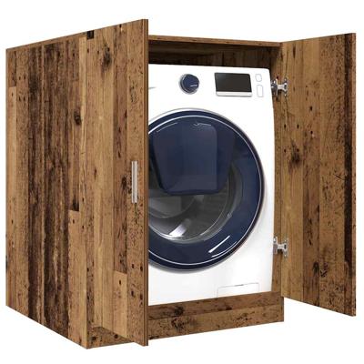 Wasmachinekast 70,5x71,5x91,5 cm oud houtkleurig