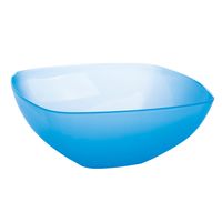 Serveerschaal/slakom - blauw - 5,5 liter - kunststof - D30 x H12 cm