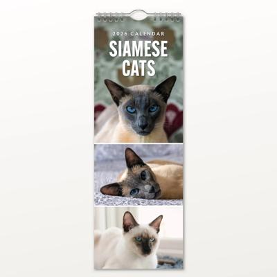 Siamees Slimline Kalender 2026