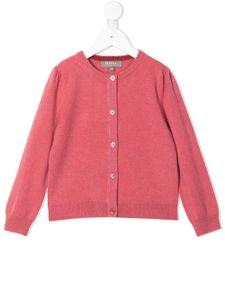 N.PEAL KIDS cardigan en maille fine - Rouge