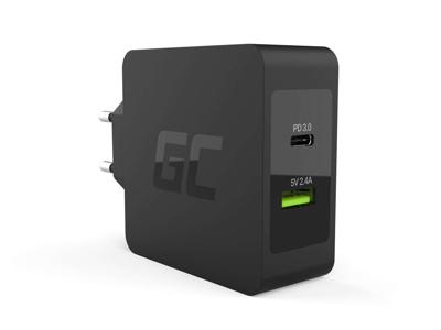 Green Cell CHAR10 oplader voor mobiele apparatuur Zwart Binnen
