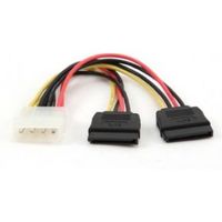 Gembird CC-SATA-PSY-0.3M SATA-kabel 0,3 m Multi kleuren