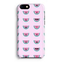Smiley watermeloenprint: iPhone 8 Volledig Geprint Hoesje