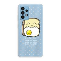 Sleep All Day: Samsung Galaxy A52 Transparant Hoesje