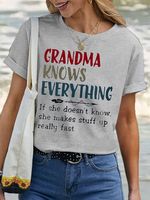 Grandma Knows Everything Women's T-Shirt