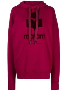 MARANT ÉTOILE hoodie Mansel à logo imprimé - Rouge