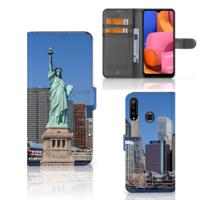 Samsung Galaxy A20s | Flip Cover | Vrijheidsbeeld | Portemonnee hoesje