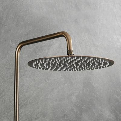 Hoofddouche SaniClear Antique | 30 cm | Rond | Verouderd messing