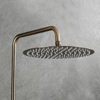 Hoofddouche SaniClear Antique | 30 cm | Rond | Verouderd messing