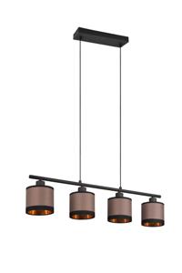 Trio Hanglamp Davos taupe 4-lichts R31554041