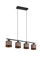 Trio Hanglamp Davos taupe 4-lichts R31554041 - thumbnail