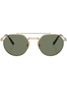 Ray-Ban lunettes de soleil Jack II Titanium à monture pilote - Or