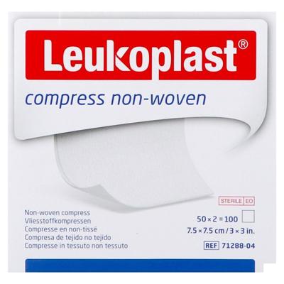 Leukoplast Compress N/woven St. 7,5cmx7,5cm 50x2