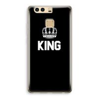 King zwart: Huawei P9 Transparant Hoesje