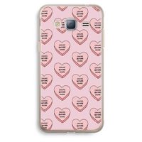 Chicks before dicks: Samsung Galaxy J3 (2016) Transparant Hoesje