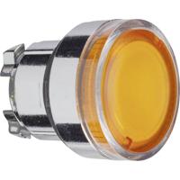 Schneider Electric ZB4BW35 ZB4BW35 Terugstelbaar (Ø) 22 mm Zonder markering Chroom, Geel 1 stuk(s)