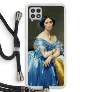 Eleonore: Samsung Galaxy A22 4G Transparant Hoesje met koord