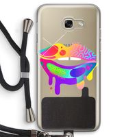Lip Palette: Samsung Galaxy A5 (2017) Transparant Hoesje met koord