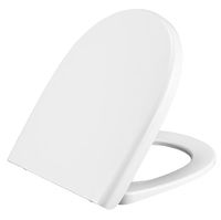 Pressalit 776000-DA8999 toiletbril Zachte toiletzitting Duroplast Wit - thumbnail