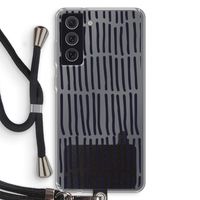 Moroccan stripes: Samsung Galaxy S21 FE Transparant Hoesje met koord