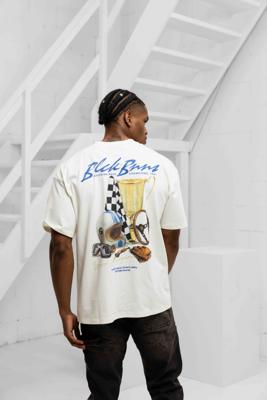 Black Bananas Daytona Table T-Shirt Heren Wit - Maat XS - Kleur: Wit | Soccerfanshop
