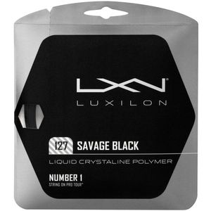 Wilson Sporting Goods Co. Luxilon Savage 127 racketbespanning Tennis 1,27 mm Polymeer Zwart