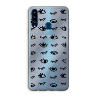 Eye pattern #2: Samsung Galaxy A20s Transparant Hoesje