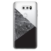 Combinatie marmer: LG V30 Transparant Hoesje