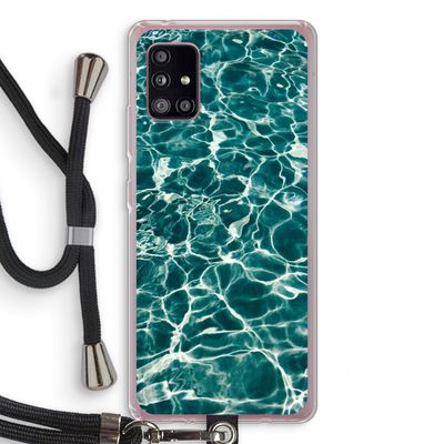 Weerkaatsing water: Samsung Galaxy A51 5G Transparant Hoesje met koord