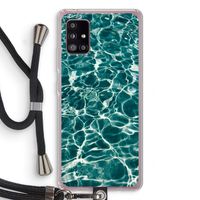 Weerkaatsing water: Samsung Galaxy A51 5G Transparant Hoesje met koord