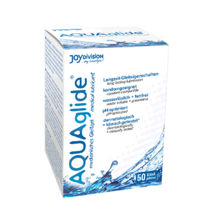 Joydivision AQUAglide Neutral - Waterbased Anal Lubricant - Single Porions - 50 Pieces á 0.1 fl oz / 50 Pieces á