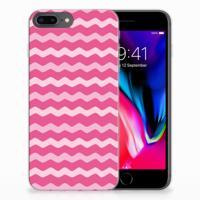 Apple iPhone 7 Plus | 8 Plus | TPU bumper | Waves Pink
