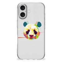 iPhone 16 Telefoonhoesje met Naam Panda Color