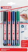 edding whiteboardmarker 360, blister met 4 stuks in geassorteerde kleuren edding whiteboardmarker 360, blister met 4 stuks in geassorteerde kleuren