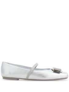 Ferragamo ballerines New Vara - Argent