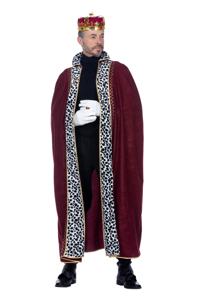 Luxe Koningsmantel Heren Bordeaux