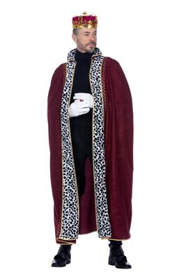 Luxe Koningsmantel Heren Bordeaux