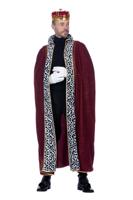 Luxe Koningsmantel Heren Bordeaux
