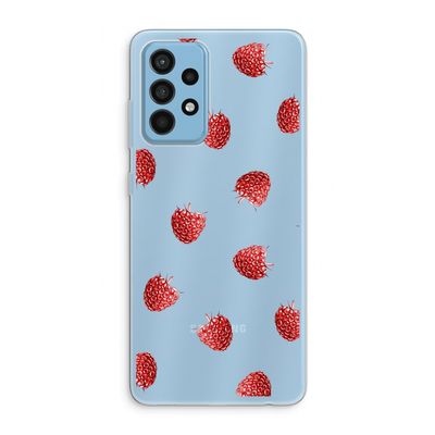 Framboosjes: Samsung Galaxy A52 Transparant Hoesje