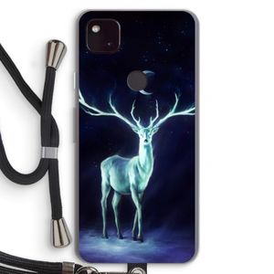 Nightbringer: Pixel 4a 5G Transparant Hoesje met koord